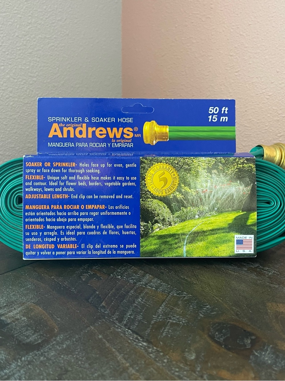Andrews Sprinkler & Soaker Hose-50 ft